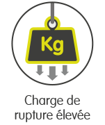 Charge de rupture élevée